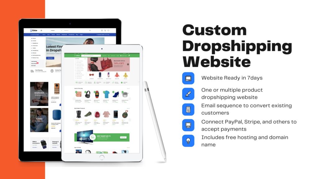 Custom Dropshipping Website