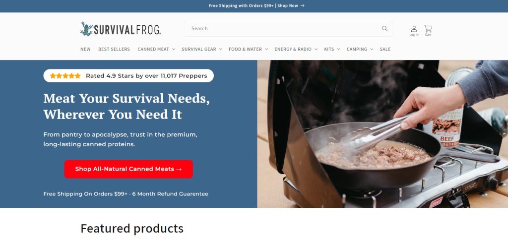 Survival Affiliate Programs - Survival Frog Affiliate Program